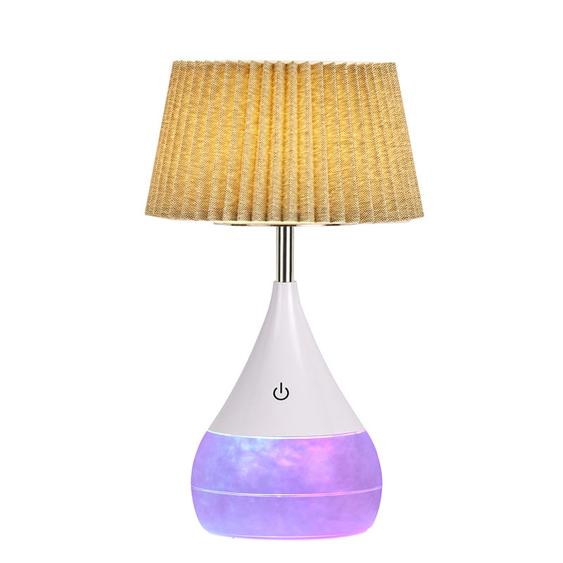 Color Fabric Shade LED Desk Lamp