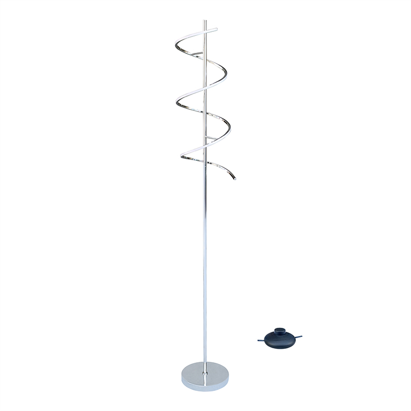 Floor Lamp na may Spiral Shape LED