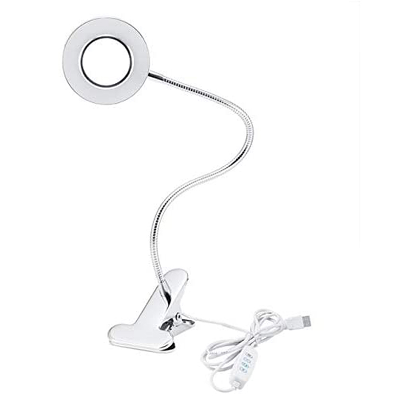 LED Clamp Lamp na may Flexible na Metal