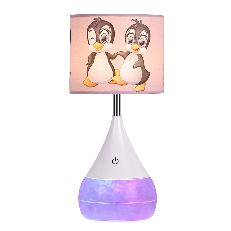 LED Desk Lamp na may Duck Fabric Shade