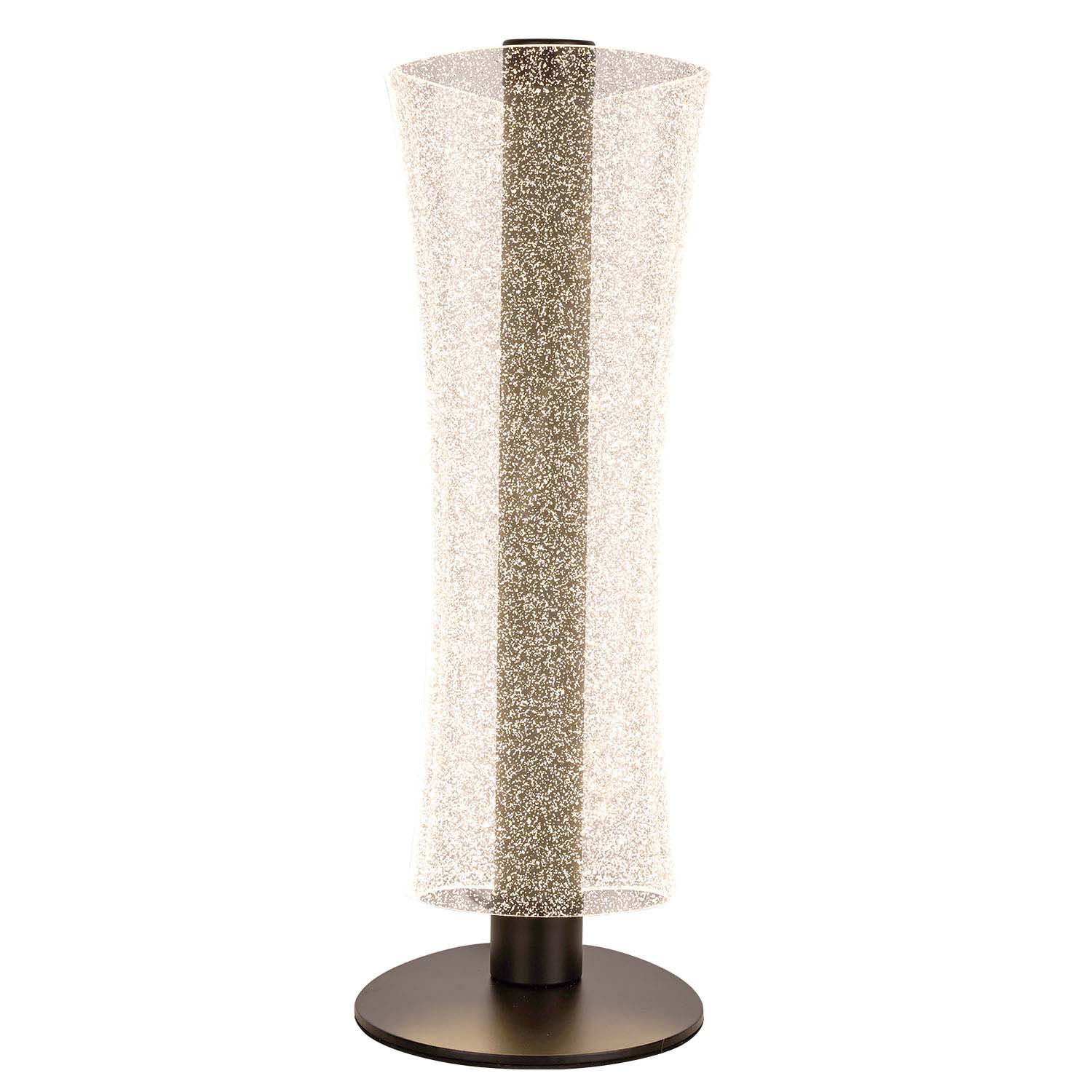 Light Color LED Table Lamp na may Glass Shade