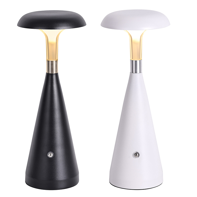 Modernong Luxury LED Desk Lamp na may Mushroom Shade