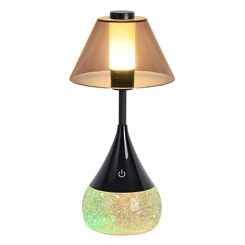 Mushroom Flow Lamp na may Dynamic na Liquid Base