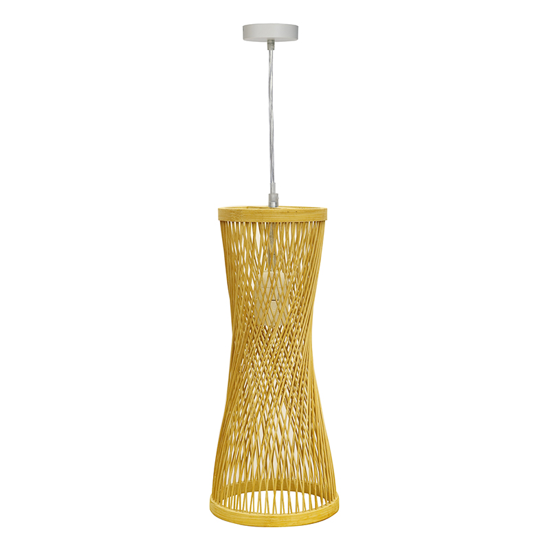 Pendant Light na may Bamboo