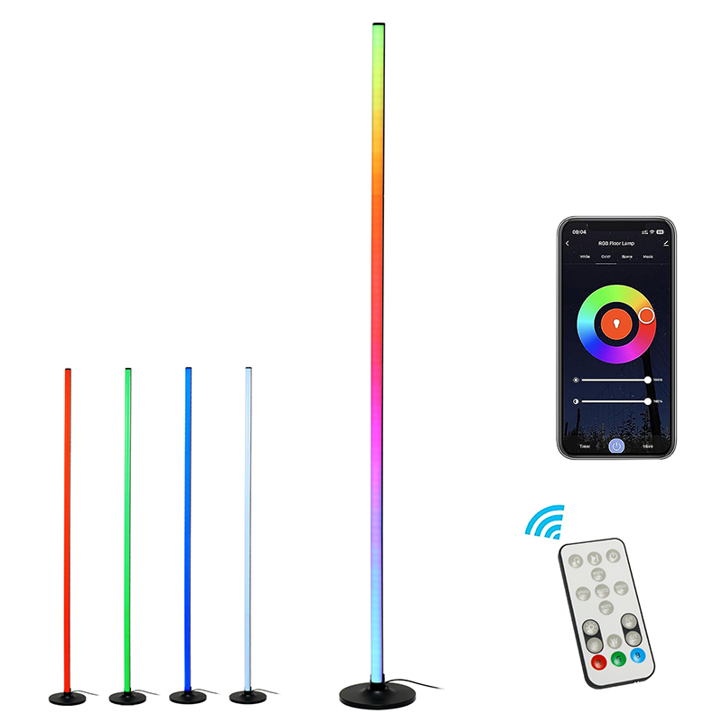 RGB Floor Lamp na may Pagbabago ng Musika