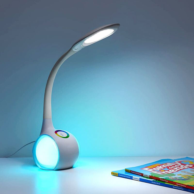 RGB led Desk Lamp na may hugis tutubi