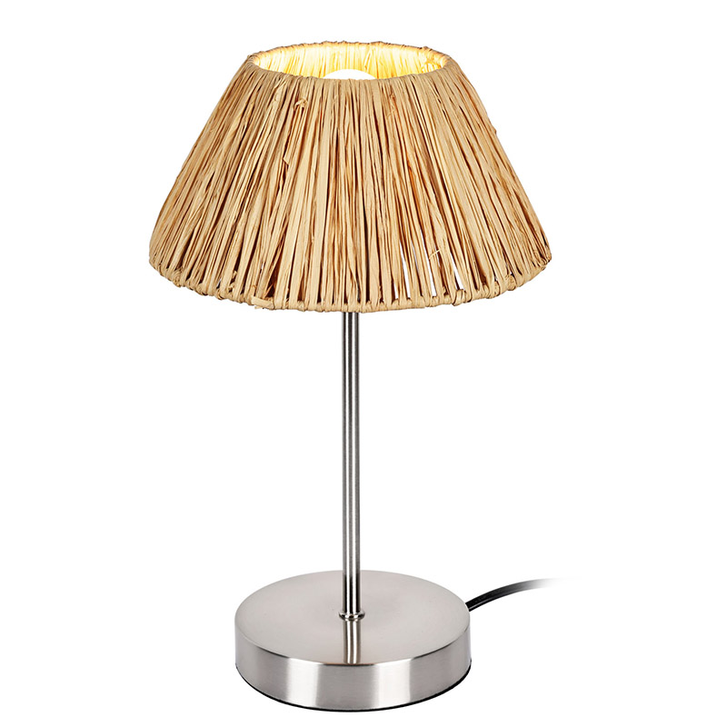 Straw Table Lamp