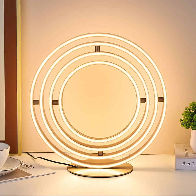 Ang Multi-Ring LED Decorative Table Lamp